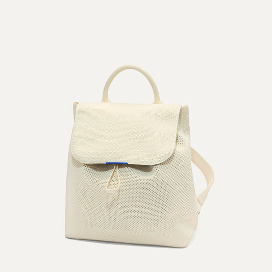 Rothy's The Cinch Backpack in Coconut Crochet