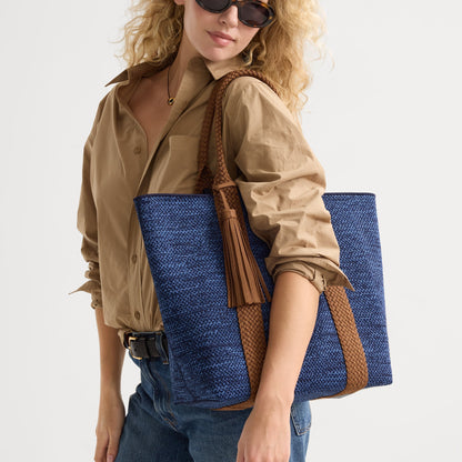 Rothy's The Lightweight Tote in Dusk Open-Knit