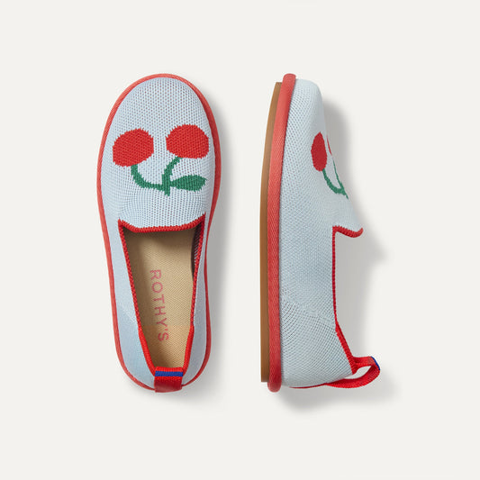 Rothy's The Mini Loafer in Cherry Blue