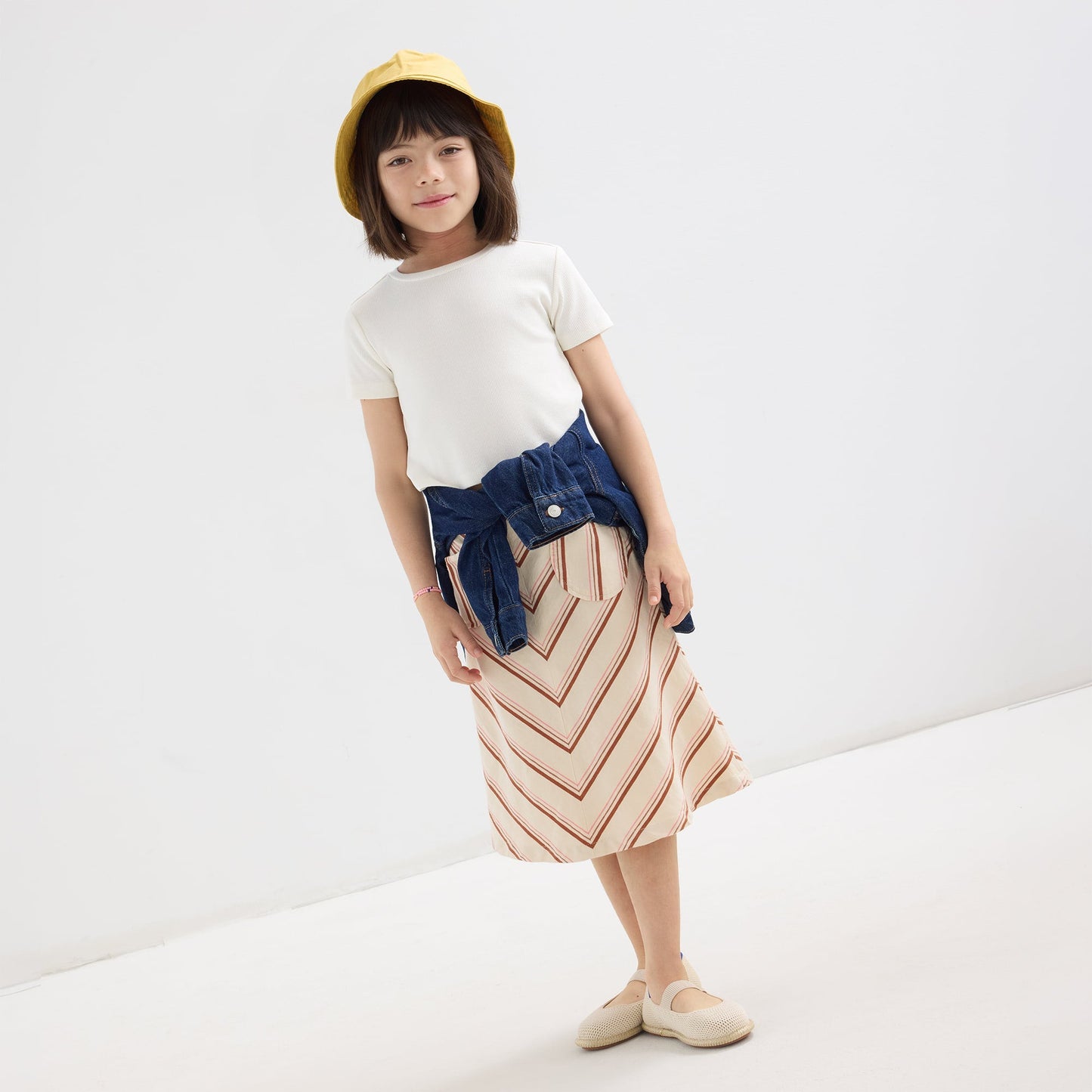 Rothy's Girls' Mini Mary Jane in Opal Raffia-Knit