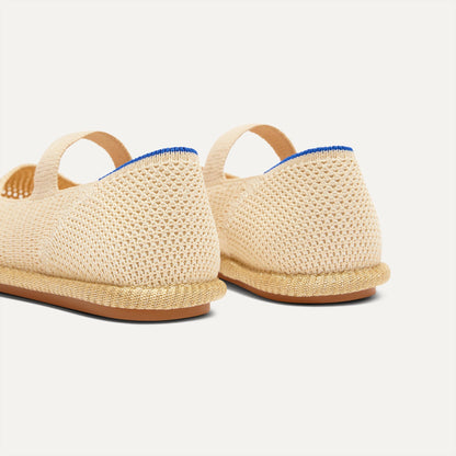 Rothy's Girls' Mini Mary Jane in Opal Raffia-Knit