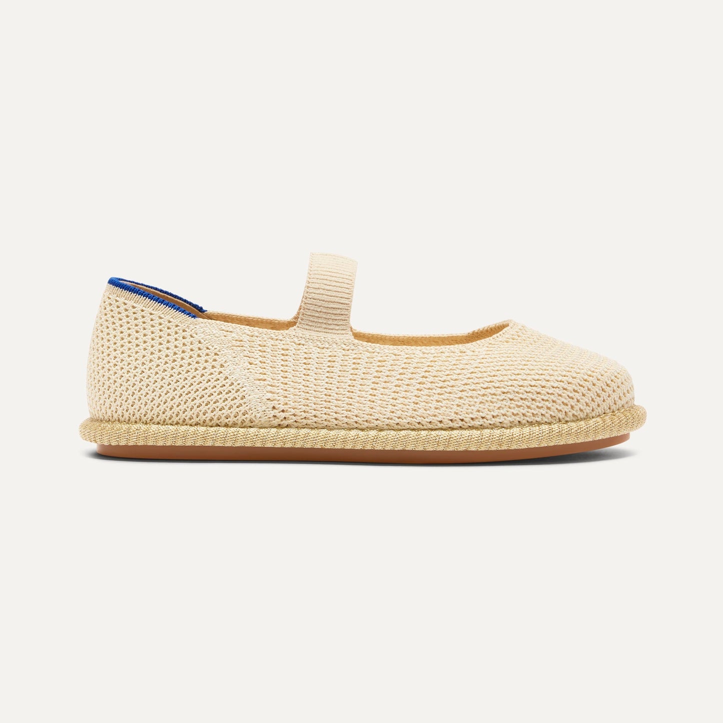 Rothy's Girls' Mini Mary Jane in Opal Raffia-Knit