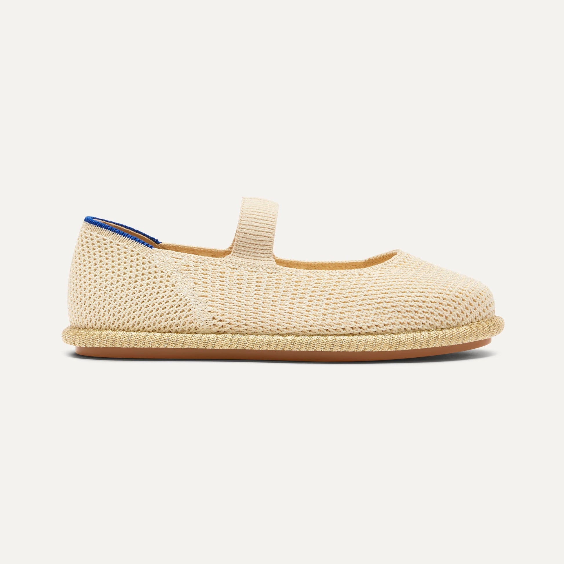 Rothy's Girls' Mini Mary Jane in Opal Raffia-Knit