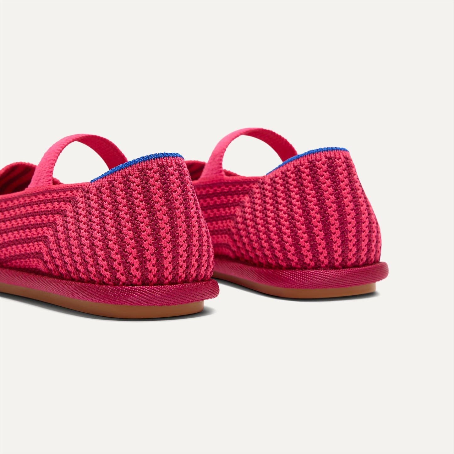 Rothy's Girls' Mini Mary Jane in Raspberry Stripe