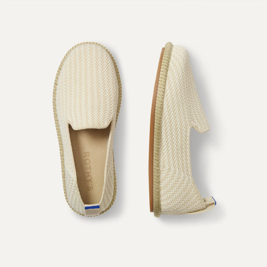 Rothy's The Mini Loafer in Cream Puff Stripe