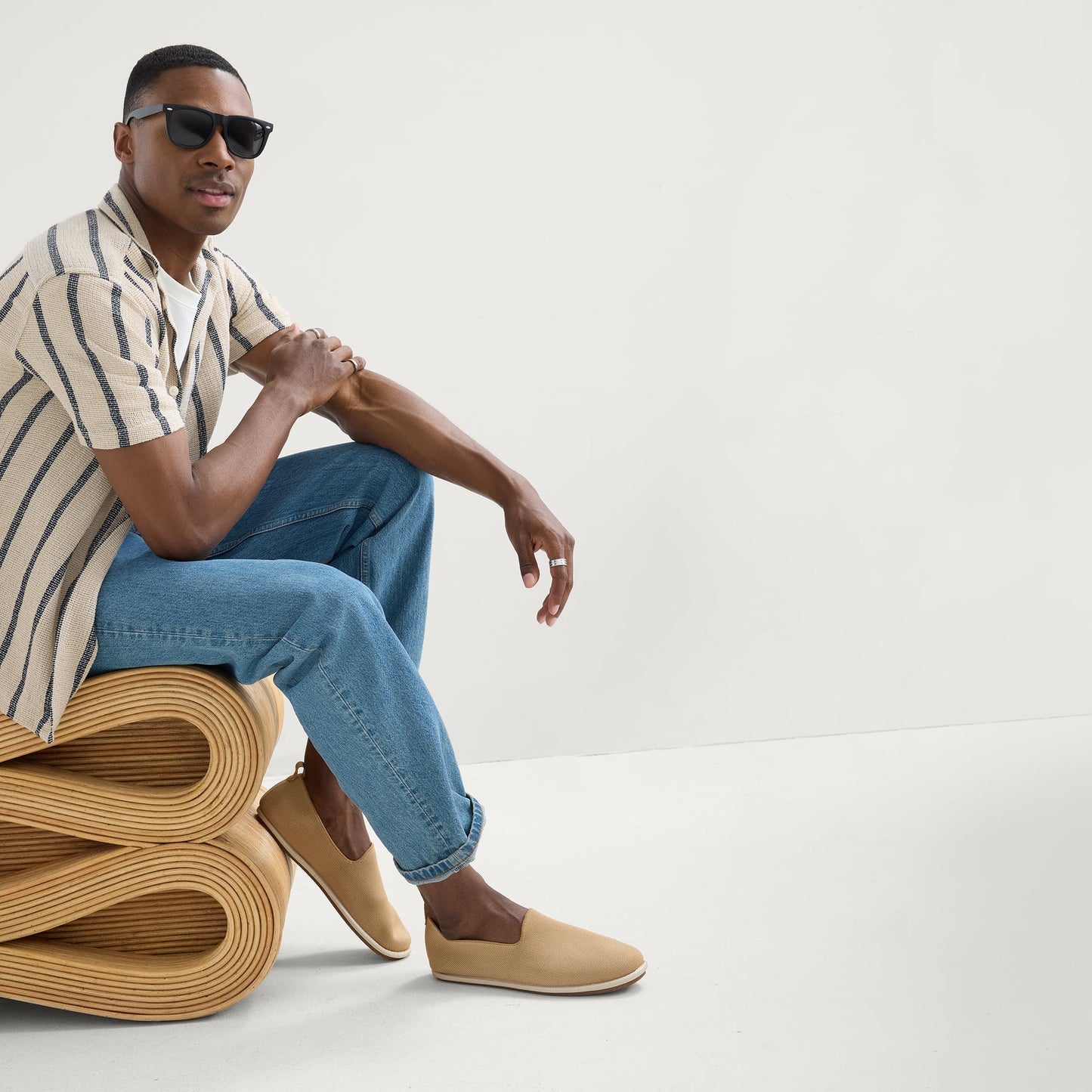 Rothy's The Men's Cruiser Loafer in Husk