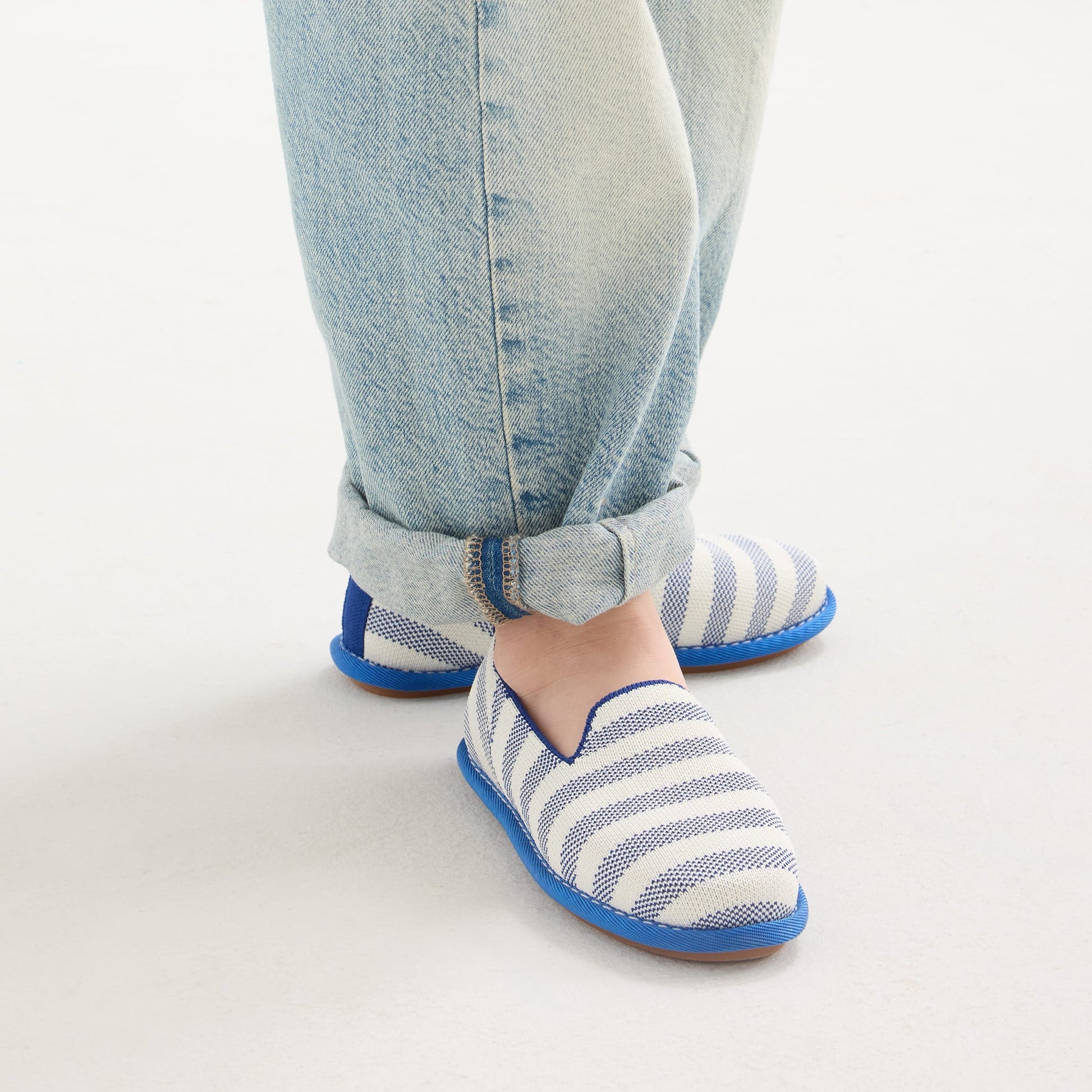 Rothy's The Mini Loafer in Harbor Stripe