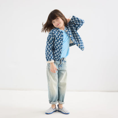 Rothy's The Mini Loafer in Harbor Stripe