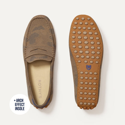 Rothy's The Men's Daily Driver in Brown Camo