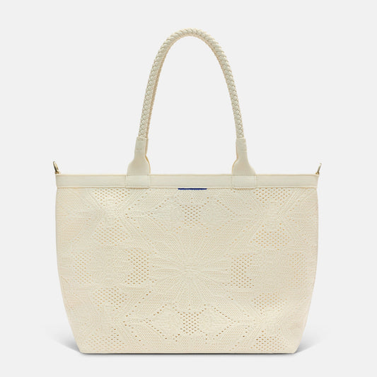 Rothy's The Lightweight Zipper Tote in Moonflower