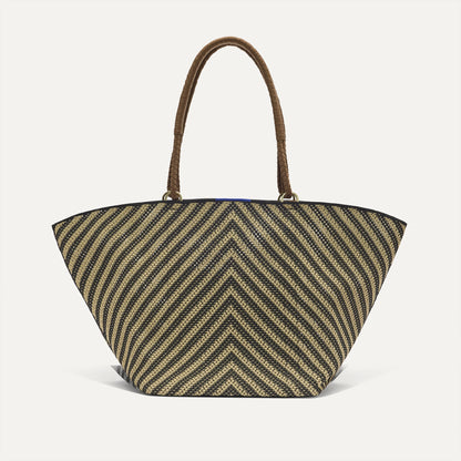 Rothy's Women's Beach Bag in Toffee Chevron