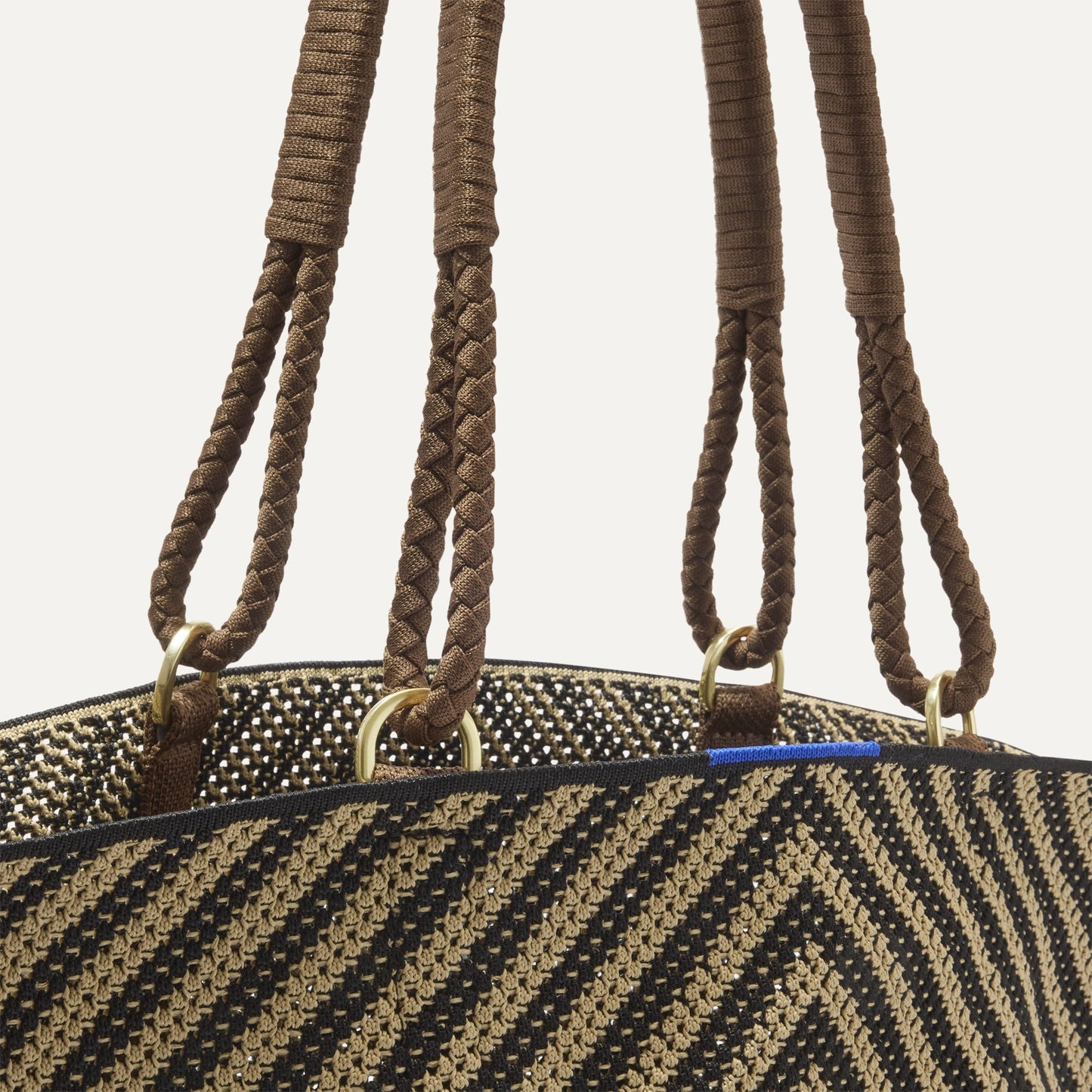 Rothy's Women's Beach Bag in Toffee Chevron