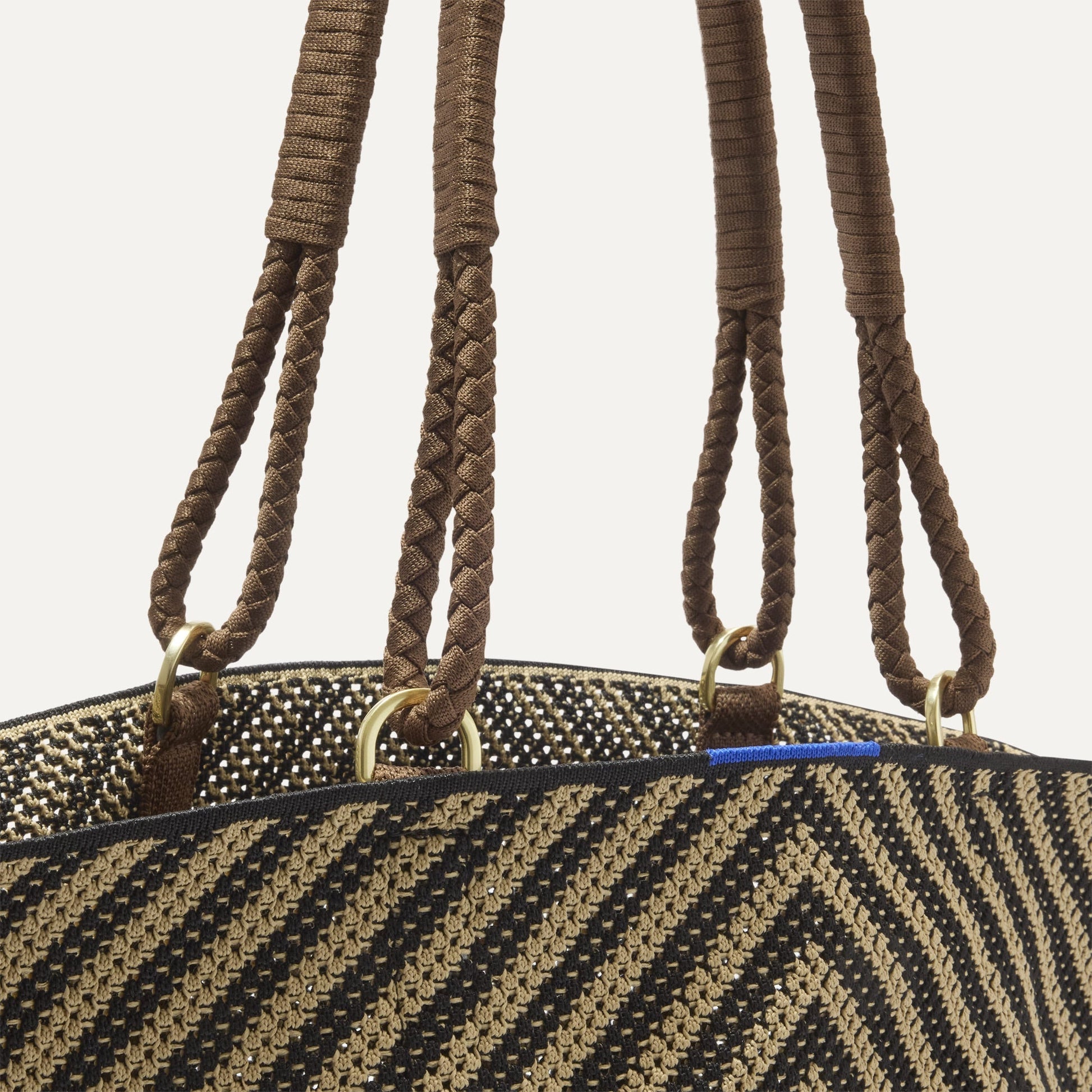Rothy's Women's Beach Bag in Toffee Chevron