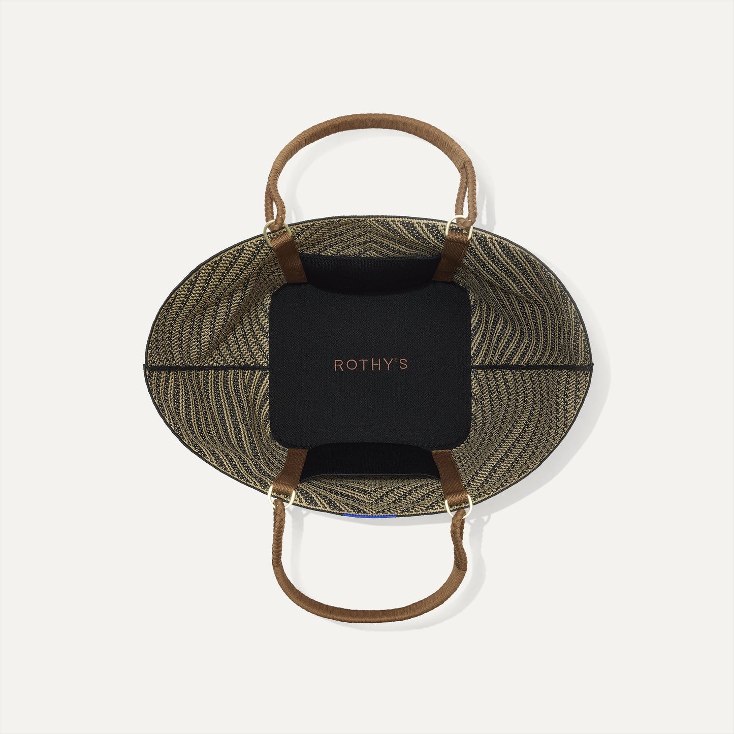 Rothy's Women's Beach Bag in Toffee Chevron