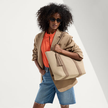 Rothy's The Lightweight Tote in Caramel Twist