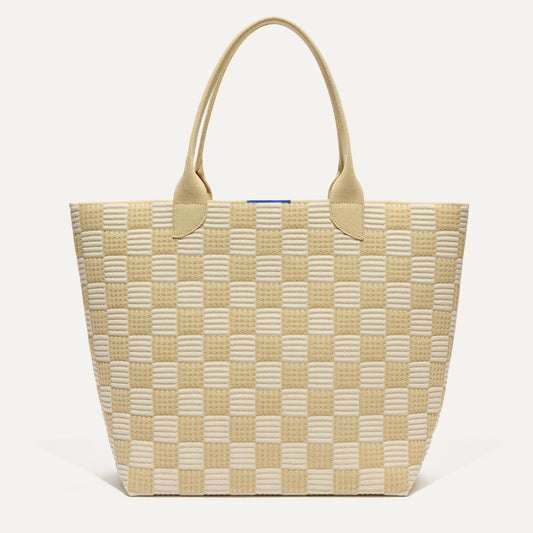 Rothy's The Lightweight Tote in Checker Sand