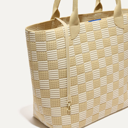 Rothy's The Lightweight Tote in Checker Sand