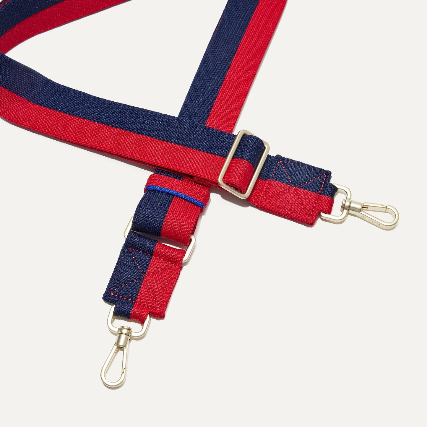 Rothy's Crossbody Strap in Navy and Red