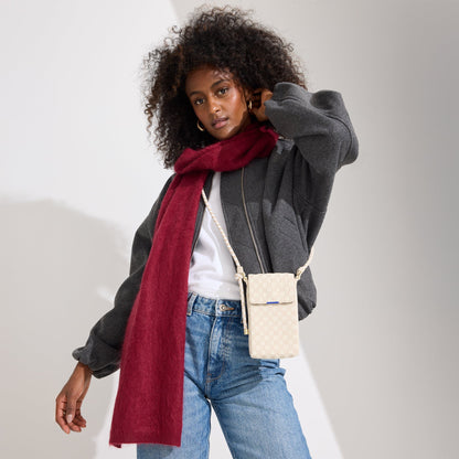 Rothy's The Phone Crossbody in White Sand