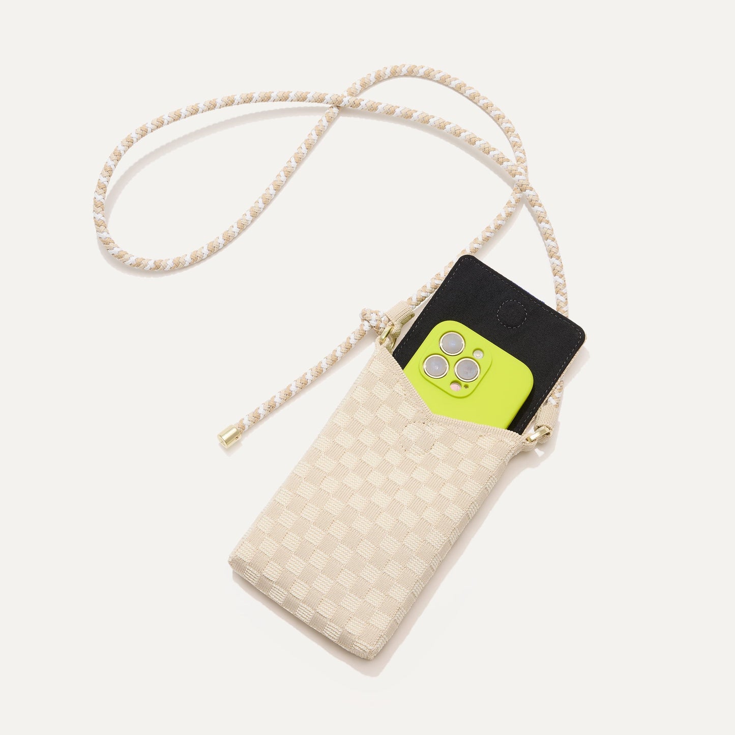 Rothy's The Phone Crossbody in White Sand