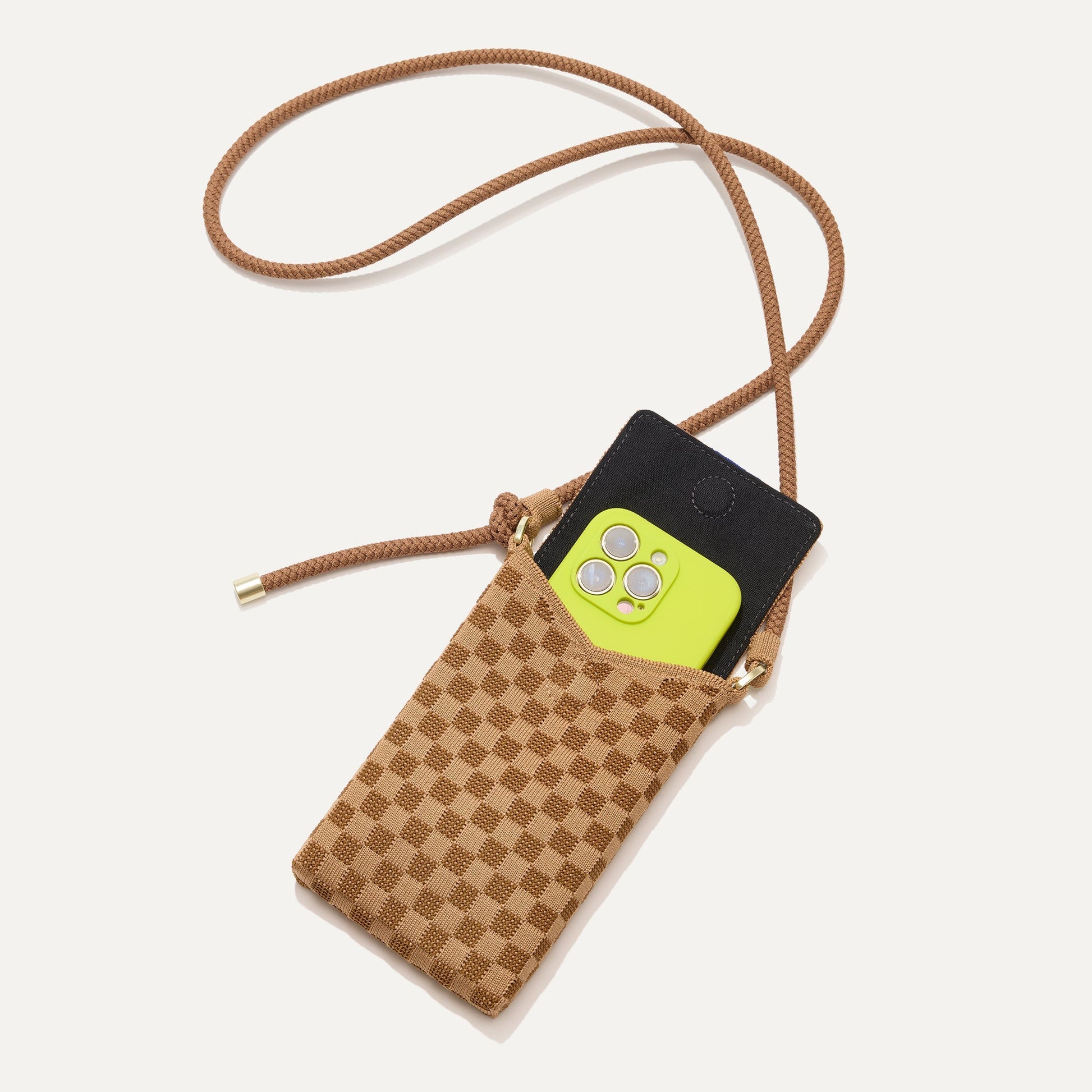 Rothy's The Phone Crossbody in Hazelnut