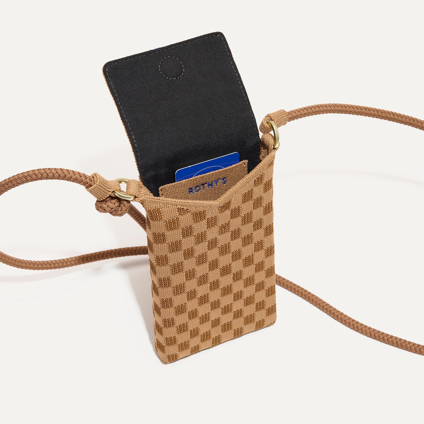 Rothy's The Phone Crossbody in Hazelnut