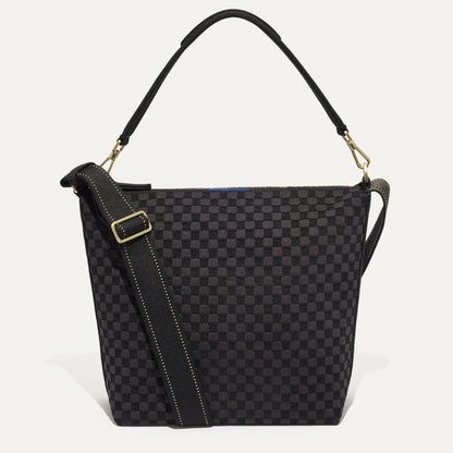 Rothy's The Mini Zip Bucket in Black Sand
