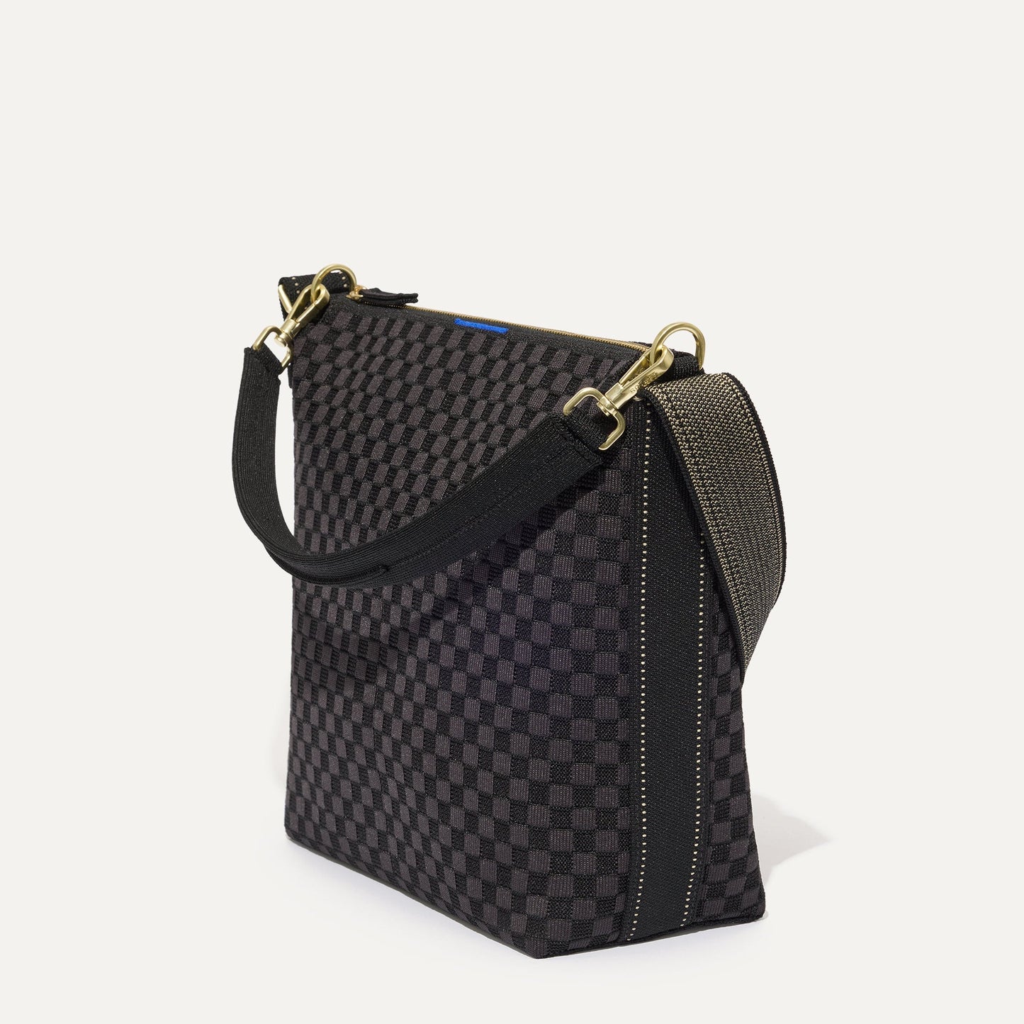 Rothy's The Mini Zip Bucket in Black Sand