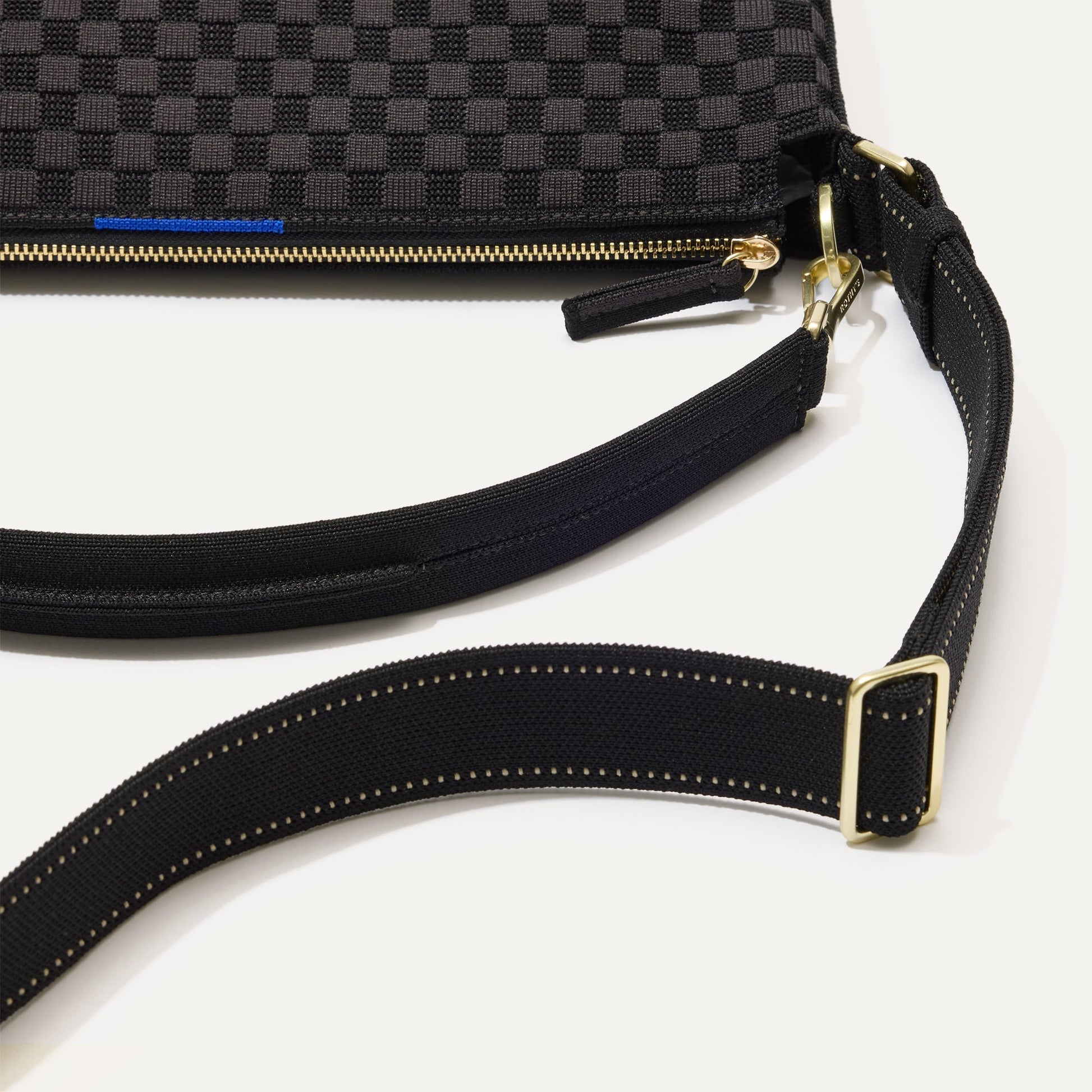 Rothy's The Mini Zip Bucket in Black Sand
