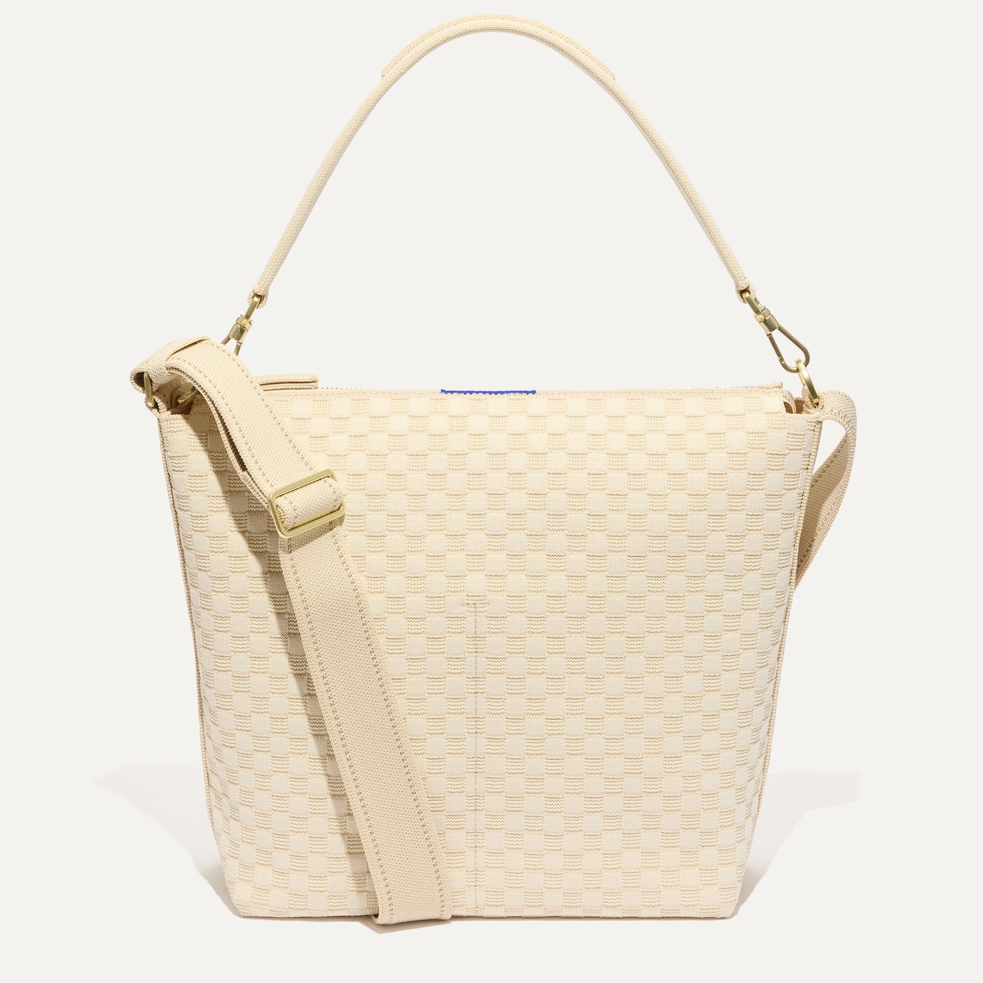 Rothy's The Mini Zip Bucket in White Sand