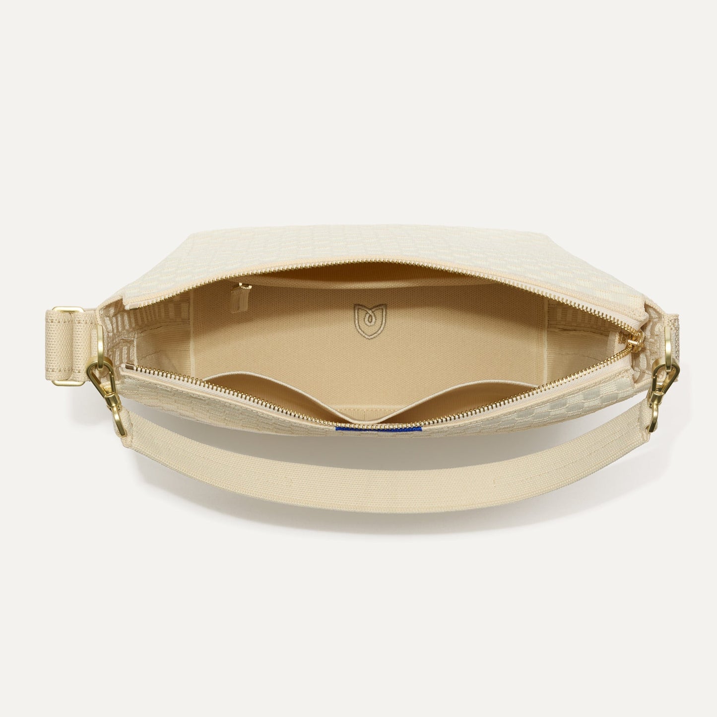 Rothy's The Mini Zip Bucket in White Sand