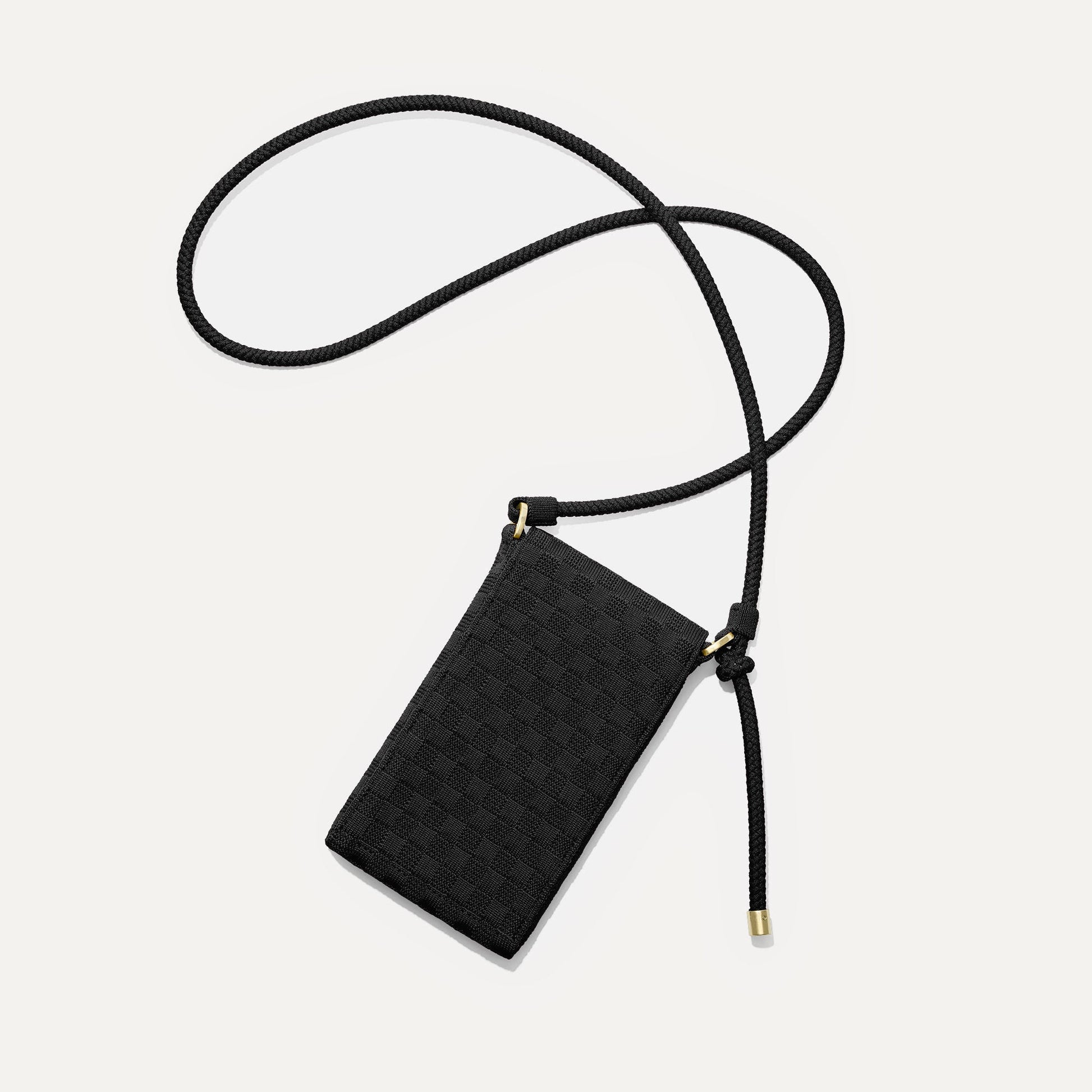 Rothy's The Phone Crossbody in Black Sand