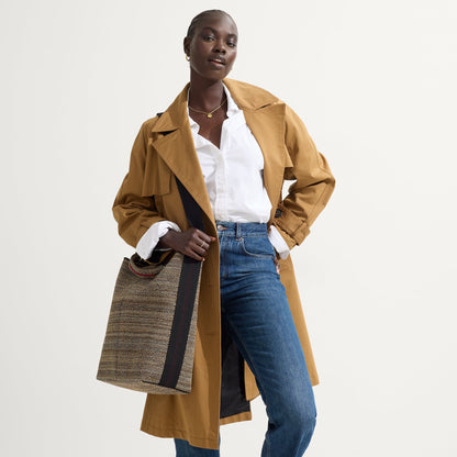 Rothy's The Bucket Bag in Cacao Herringbone