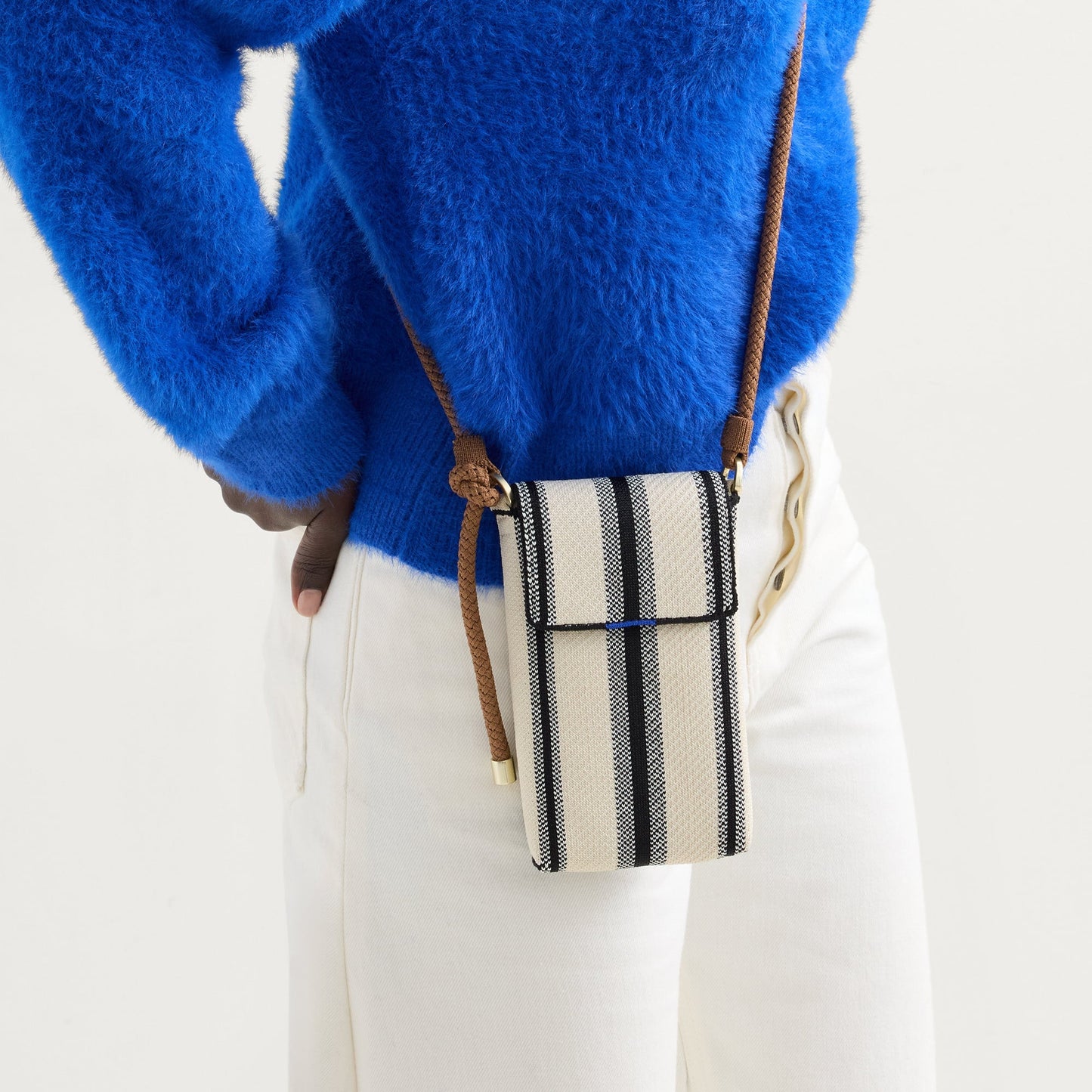 Rothy's The Phone Crossbody in Coastline