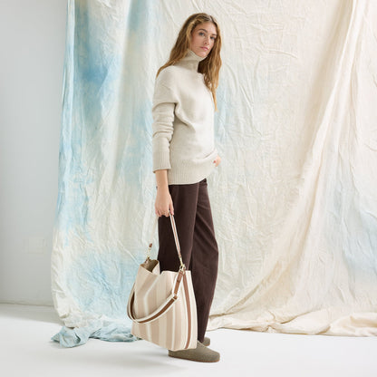Rothy's The Bucket Bag in Oat Latte