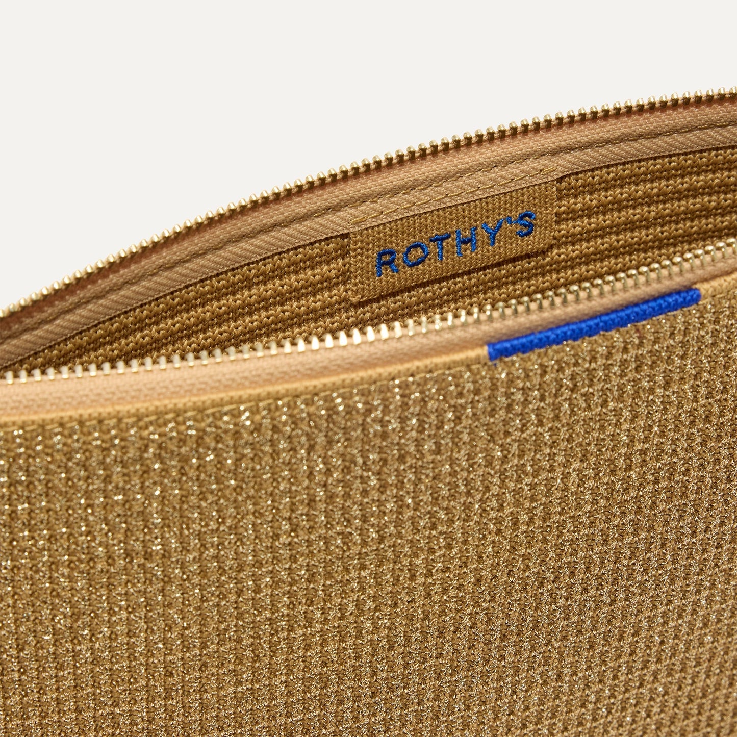 Rothy's The Convertible Clutch in Glitzy Gold