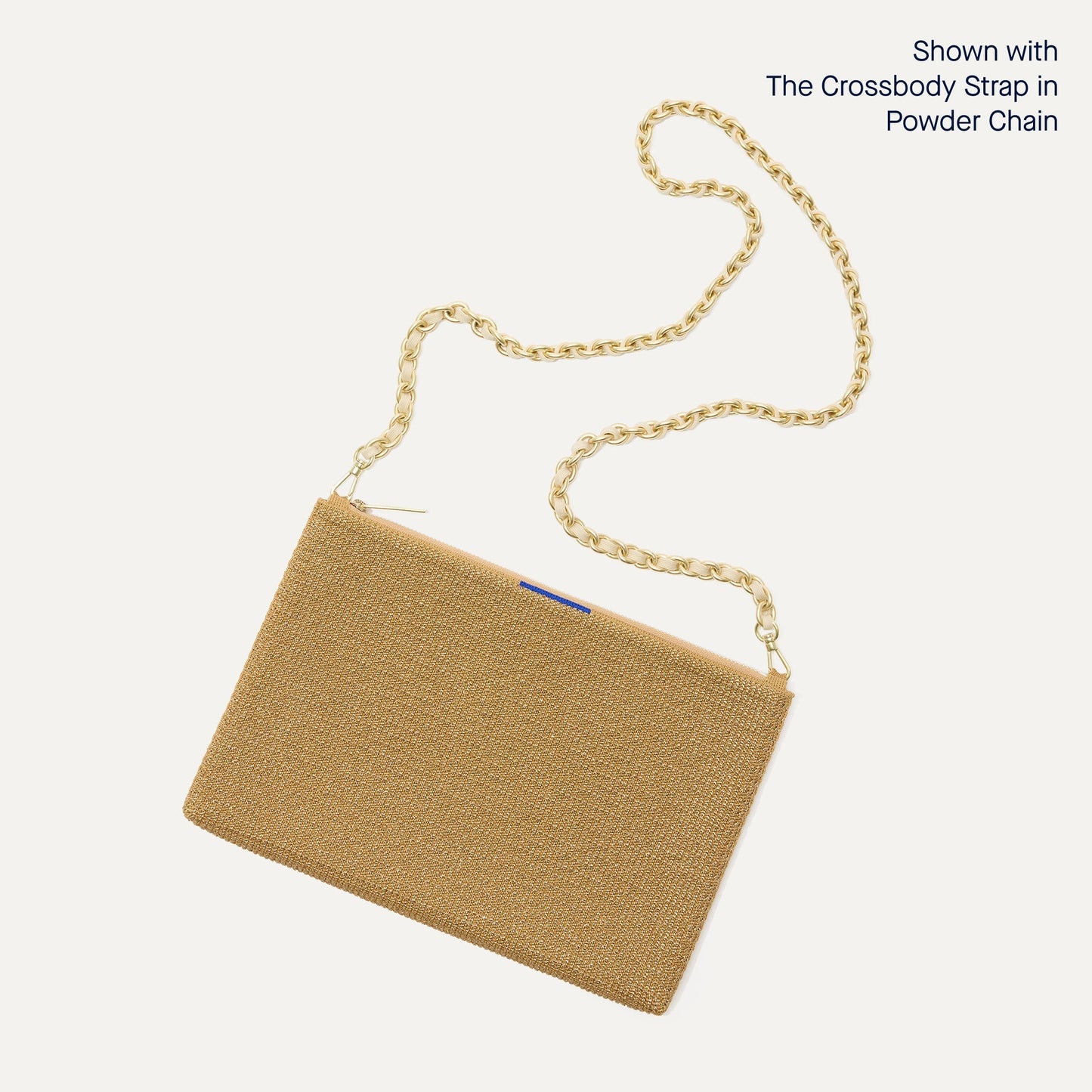 Rothy's The Convertible Clutch in Glitzy Gold