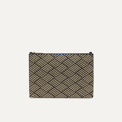 Rothy's The Convertible Clutch in Polar Zig Zag