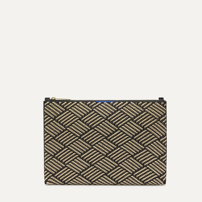 Rothy's The Convertible Clutch in Polar Zig Zag