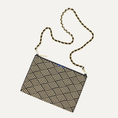 Rothy's The Convertible Clutch in Polar Zig Zag