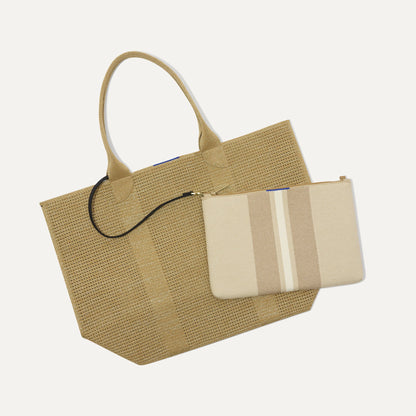 Rothy's The Convertible Clutch in Oat Latte