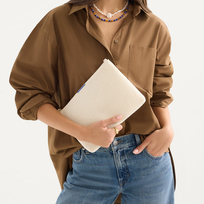 Rothy's The Convertible Clutch in Love Bird Open-Knit