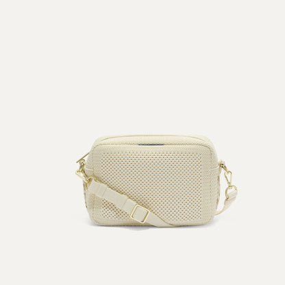Rothy's The Crossbody Camera Bag in Cream Twist Open-Knit
