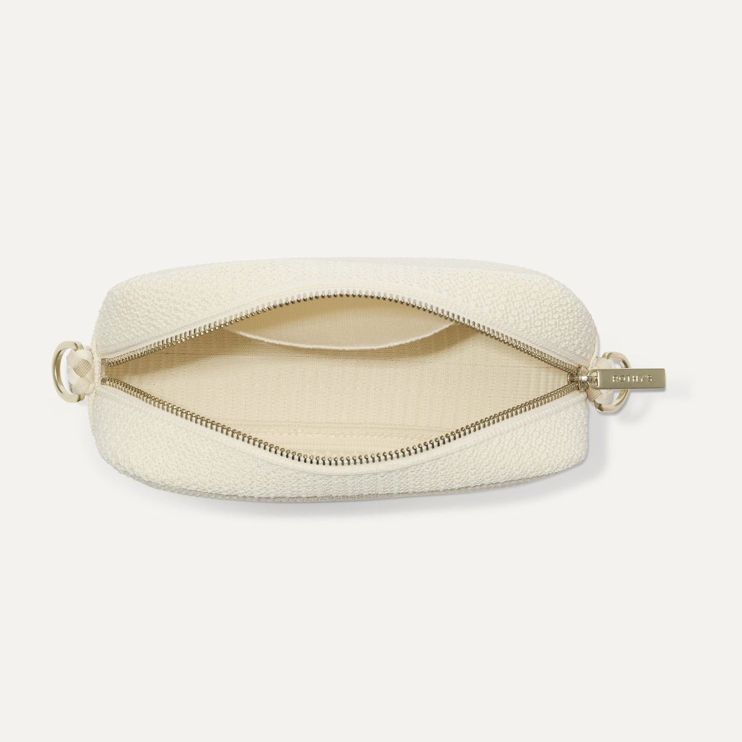 Rothy's The Crossbody Camera Bag in Cream Twist Open-Knit