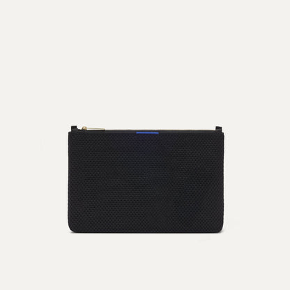 Rothy's The Convertible Clutch in Black Espresso Open-Knit