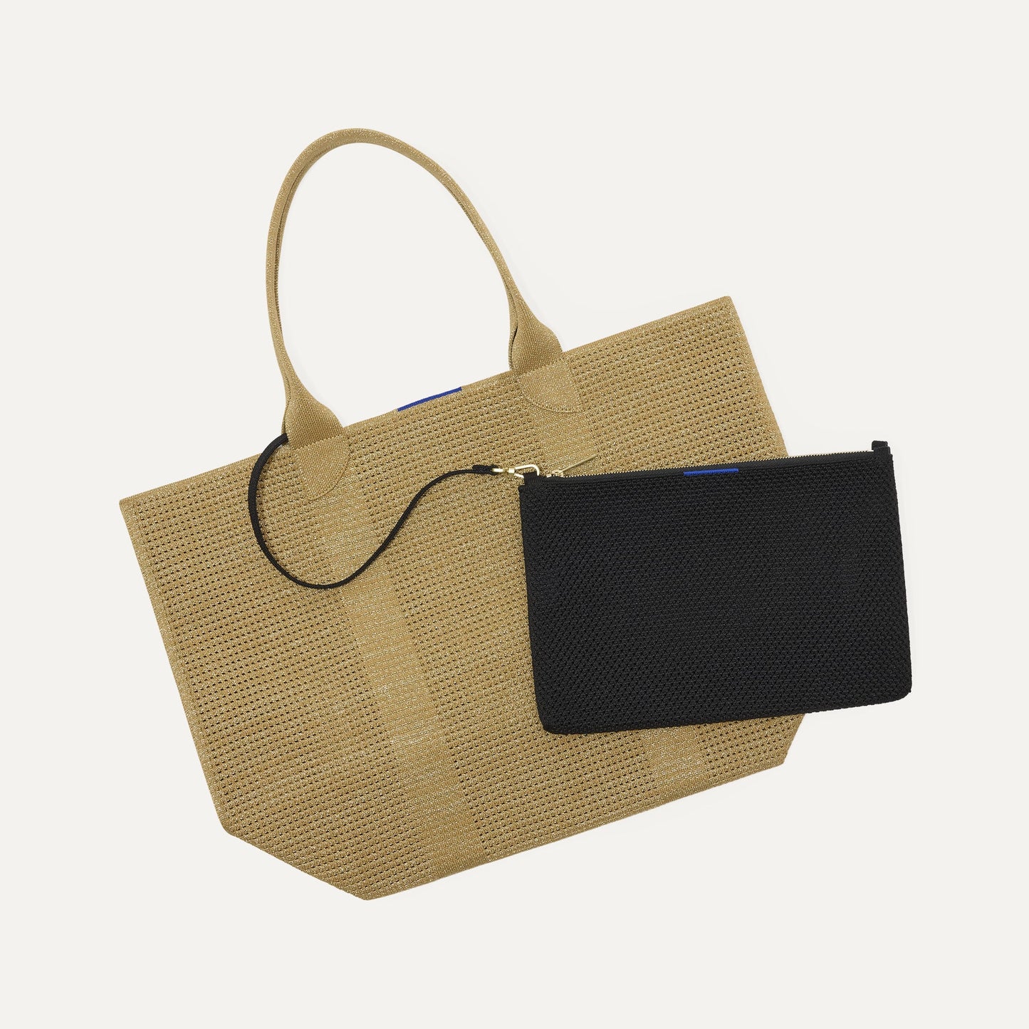 Rothy's The Convertible Clutch in Black Espresso Open-Knit