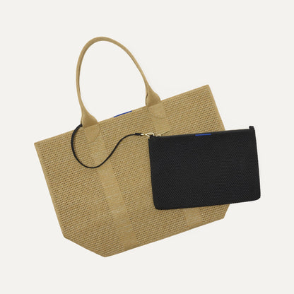 Rothy's The Convertible Clutch in Black Espresso Open-Knit