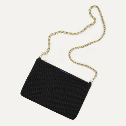 Rothy's The Convertible Clutch in Black Espresso Open-Knit