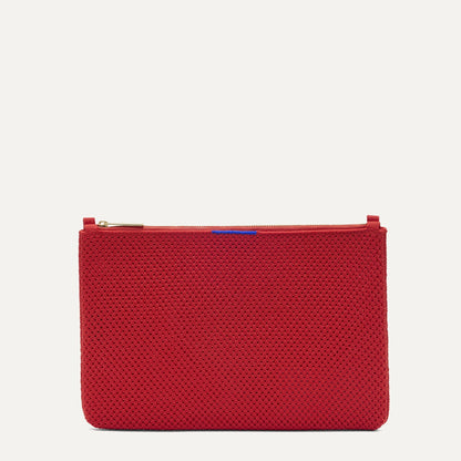 Rothy's The Convertible Clutch in Scarlet Open-Knit