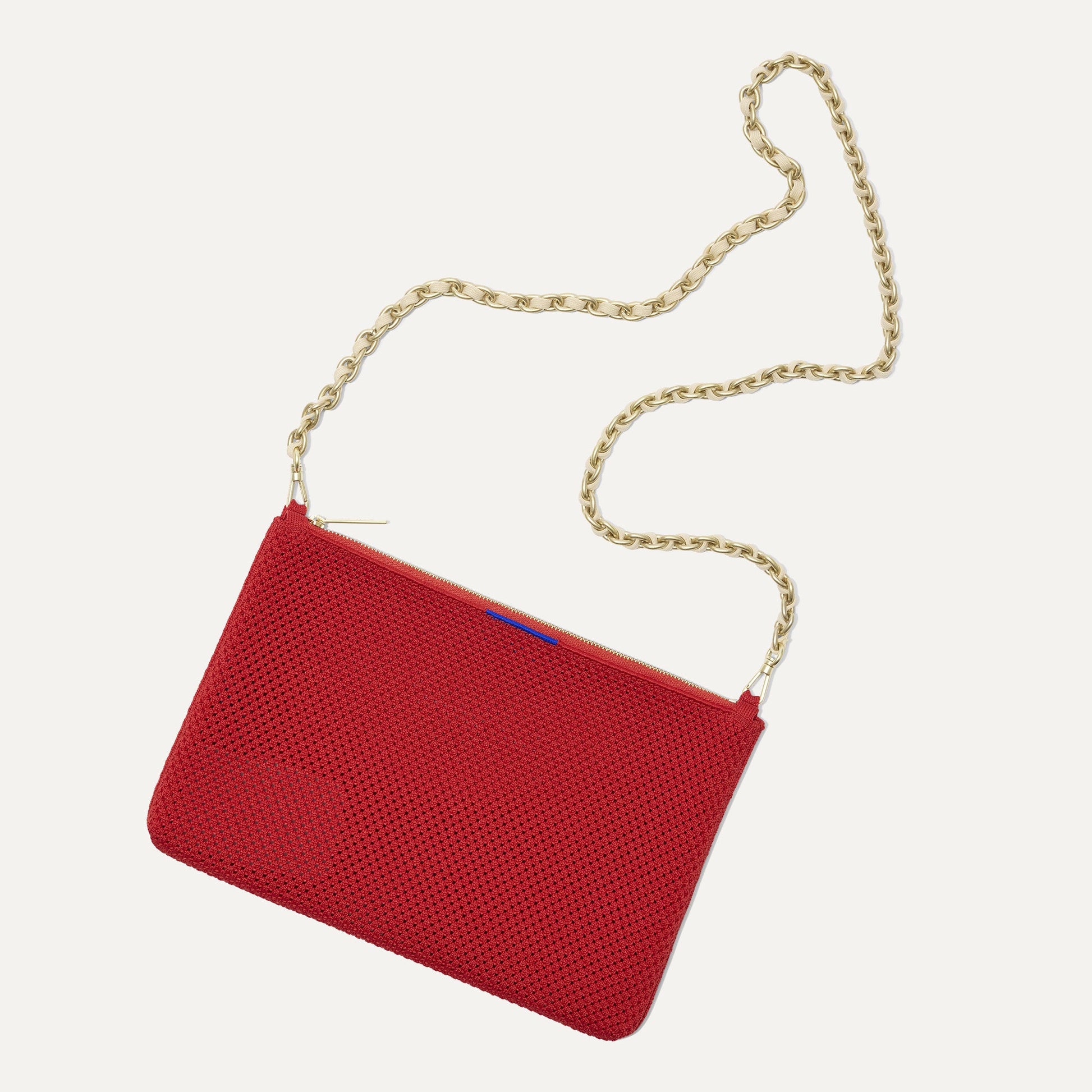 Rothy's The Convertible Clutch in Scarlet Open-Knit